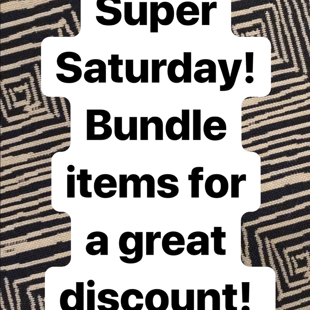 3 or more items-15% off! This weekend only!